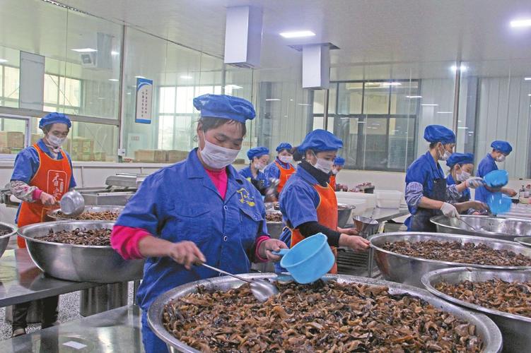 农产品加工落户边界镇 四川妇女跨省就业